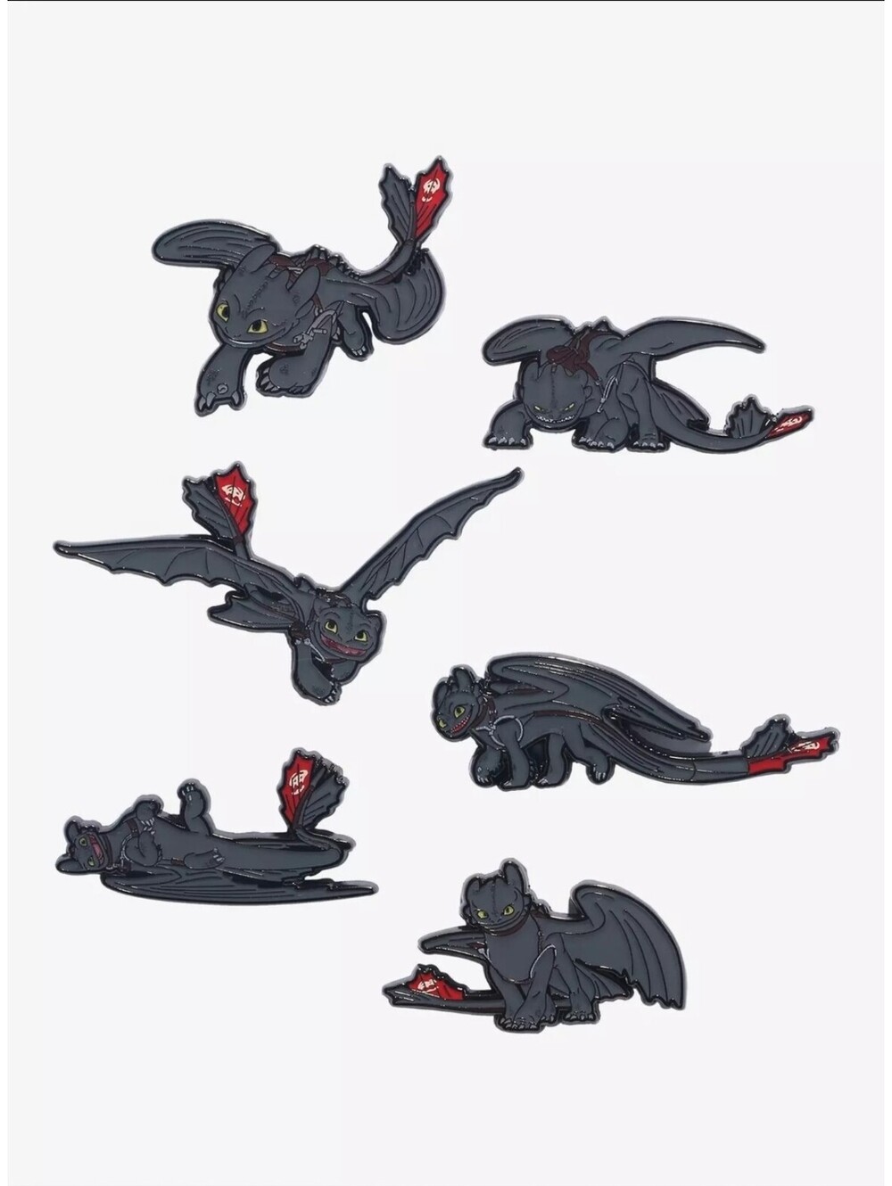 Loungefly DreamWorks How to Train Your Dragon Toothless Blind Box Enamel Pin 6